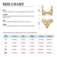 thumbnail image 6 of Wukai Hand Drawn Snake Women's Bikini Set Two Piece,wimsuit High Waisted V Neck Twist Front Adjustable Spaghetti Straps Bathing Suit-Small, 6 of 7