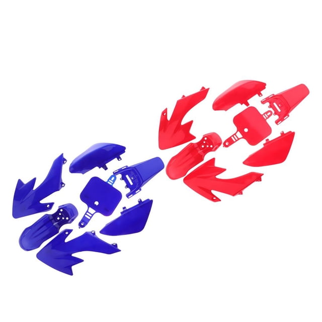 DYNWAVECA Fairing ABS Plastic Side Cover Front Rear Side Covers Number Plate Set Fairings Set For XR50 CRF50 SSR SDG