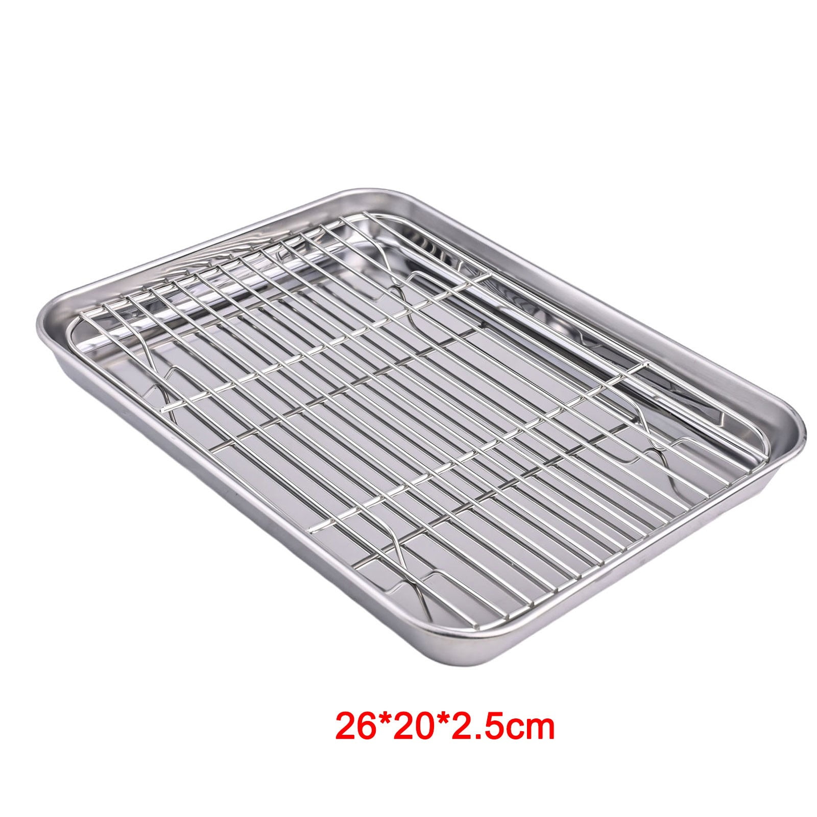 Wodtesl Rust resistant Stainless Steel For Baking Sheet with Wire Rack Superior Quality