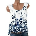 thumbnail image 2 of Homenesgenics Tank Tops for Women under $5 Women Casual Sleeveless CrewNeck Solid Blouse Pullover Shirt, 2 of 6