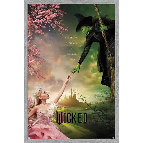 Wicked - One Sheet Wall Poster, 14.725" x 22.375" Framed