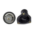 thumbnail image 3 of KarParts360 For Jaguar XJ8/Vanden Plas 2001 02 03 04 2005 Engine Coolant Thermostat Housing Assembly | Plastic Material | Black | Gasket | 3.8 Inches Flange Length | 0.3125 Inches Flange Thickness, 3 of 5