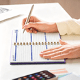 thumbnail image 3 of 2027-2028 Planner - Academic Weekly & Monthly Planner 2027-2028 with Monthly Tabs, 5.6" x 8.2", Jan. 2027 - Jun. 2028 Flexible Cover, Wirebound Month Label, 3 of 7