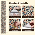 thumbnail image 5 of Peel and Stick Wallpaper 17.7in x 9.8ft Retro Floral Berries Blue Leaves Contact Paper Vinyl Self-Adhesive Removable Wall Paper for Bedroom Nursery Bathroom Renter Friendly, 5 of 8