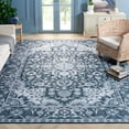 thumbnail image 4 of SAFAVIEH Tucson Brooke Traditional Machine Washable Area Rug, 9' x 12', Black/Beige, 4 of 14