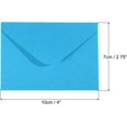 PATIKIL Mini Envelopes, 50 Pack Mini Gift Card Business Card Envelope