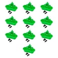 thumbnail image 3 of S SERENABLE 10 Pcs Abreuvoir Suspendu pour Volaille Caille Poussin Vert, 3 of 9
