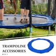 thumbnail image 3 of Minkissy Lot de 1 Coussin de Sécurité pour Trampoline Bleu Rond pour Usage Extérieur avec Protection Solaire 120.26x120.26x0.39 Po, 3 of 8