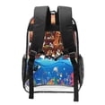 thumbnail image 2 of Sikiie Animals On Noah's Ark2 Clear Backpack, Transparent Bookbag for School for Women Men, Capacity Clear Bag for College, Travel, 2 of 7