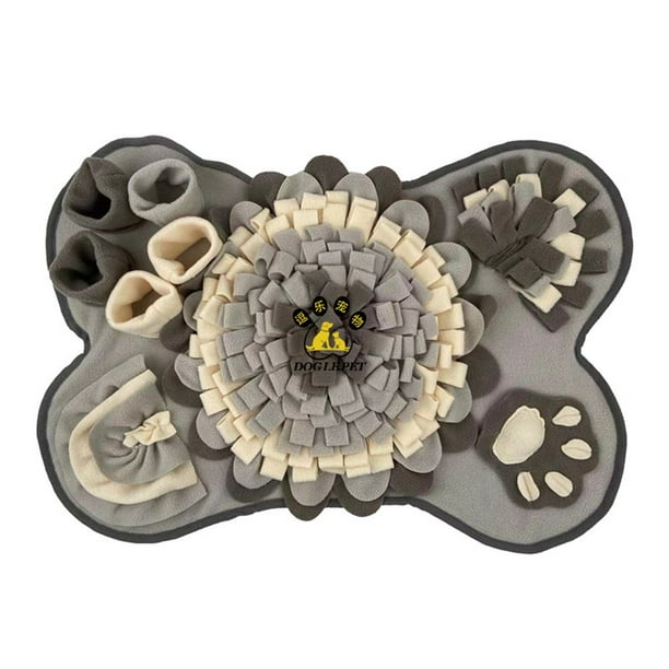 Pet Dog Toys Round Pet Pad Washable Training Feeding Mat Piecing Dog Toys