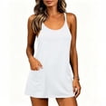 thumbnail image 4 of IUYRTFE Women's Sleeveless Tank Top and Shorts Set Casual Round Neck 2 Piece Loungewear Outfit, 4 of 7