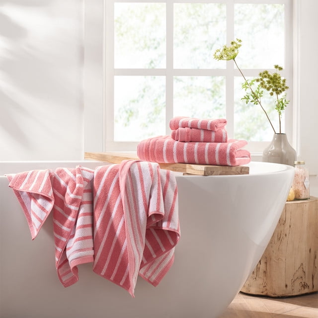 Organic Cotton Hand Towel in Caper/Chalk Lake House Stripe – The Primary  Essentials