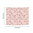 thumbnail image 6 of Hirioo Easter Rabbit Print Tapestry Lightweight Fabric for Bedroom Aesthetic Home Wall Dorm Décor Living Room Decor 29x37 Inch, 6 of 8