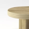 thumbnail image 4 of iooHug Mid‑Century Modern Oval Coffee Table,Solid Wood Veneer 47.24 Inch Cocktail Table for Living Room Home Office,Natural, 4 of 7