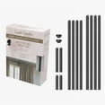thumbnail image 6 of Dwell Studio Adjustable Window Curtain Rod, 3/4" Iron Material, Adjustable 20-120 Inch Kit, Matte Black, 6 of 8