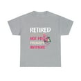 thumbnail image 2 of Retired Not My Problem Anymore Flamingo Floral Costume T-Shirt, 2 of 2
