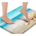 thumbnail image 1 of Alfombra antideslizante Britimes Blue Ocean Waves de 50 x 80 cm, 1 of 8