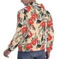 thumbnail image 6 of Lsque Roosters And Peonies Flowers Pattern Casual Men's Hoodie,Hooded Sweatshirt with Kangaroo Pocket,Pullover Hoodie-XX-Large, 6 of 7