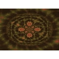 thumbnail image 1 of Ahgly Company Indoor Rectangle Patterned Dark Bronze Brown Area Rugs, 8' x 10', 1 of 6