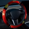 thumbnail image 2 of Fruit 14.5 Inch Printing PVC Leather Car Wheel Covers Auto Accessories Steering Wheel Covers, 2 of 6