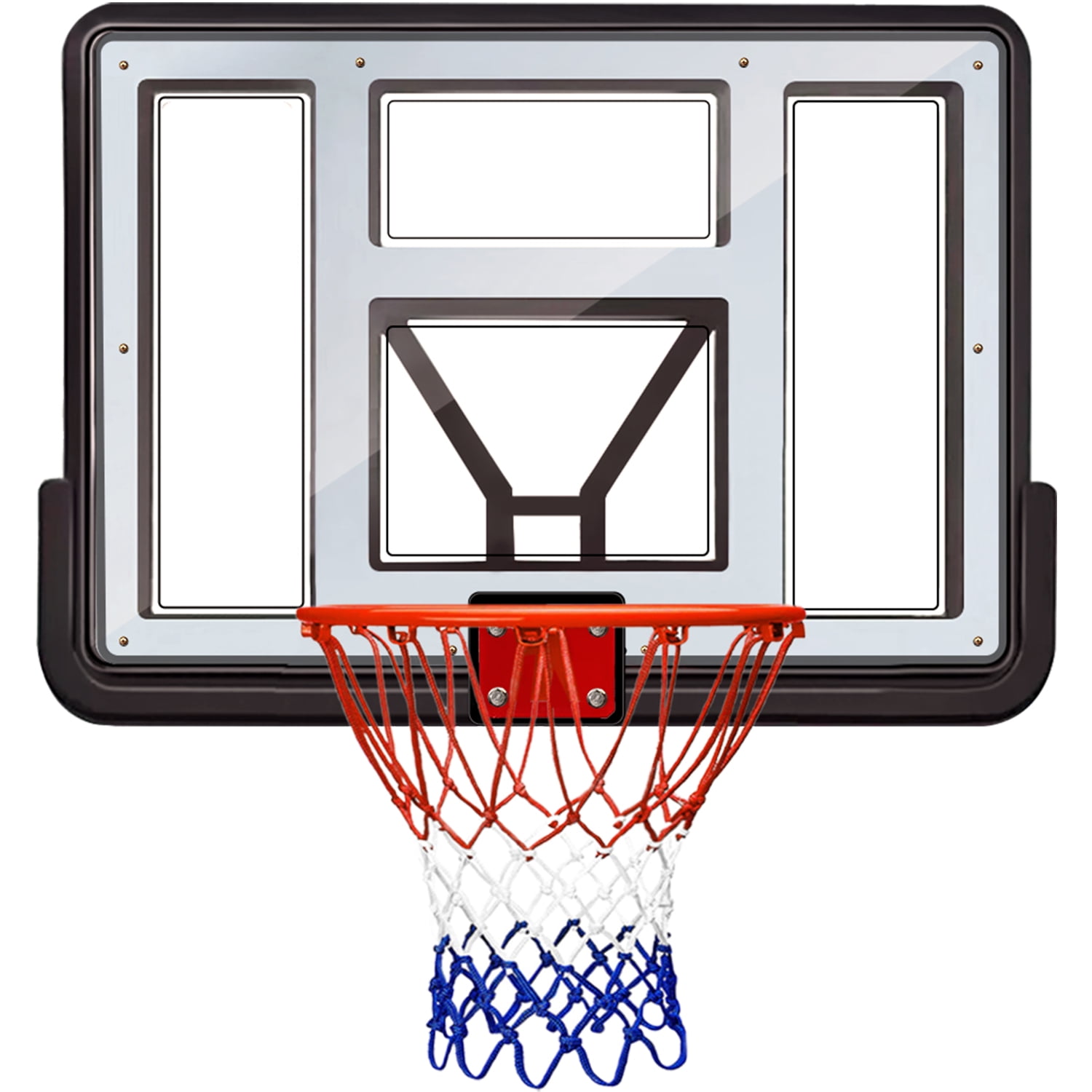 44 in. Basketball Backboard and Rim Combo, iFanze Wall Mounted