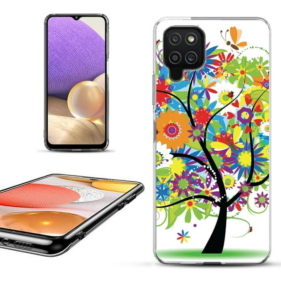 Slim-Fit Lightweight Protective Phone Case for Samsung Galaxy A42 5G, by OneToughShield ® - Colorful Tree
