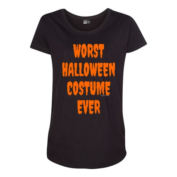 Worst Halloween Costume Ever Funny Maternity T-Shirt Tee