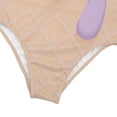 thumbnail image 4 of Toddler Girls 2 Piece Swimsuit Ice Cream Print Ruffle Skirted Bathing Suit Cute Summer Beach Pool Swimwear Set Size 4-8Y Light Purple, 4 of 6