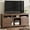 Brown, variant on 63 Inch TV Stand for Televisions Up to 70 Inches, Rustic Farmhouse Media Console with Height-Height-Customizable Shelves & Cabinet Doors, Entertainment Center for Living Room or Bedroom,Gray