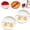 White, variant on 2-in-1 Microwave Omelet & Egg Cooker, 2-Cavity Microwave Egg Poacher & Omelet Maker, Quick Breakfast Egg Mold for Sandwiches, Dishwasher Safe