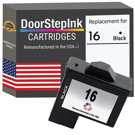 Remanufactured DoorStepInk Ink Cartridges for Lexmark #16 Black