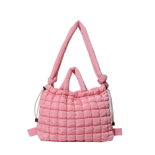 MesaSe Large Capacity Puffer Handbag with Padded Adjustable Shoulder Strap Backpack
