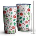 thumbnail image 2 of Christmas 20oz Stainless Steel Mobile Tumbler – Vacuum Insulated Coffee Mug with Lid, Spill-Proof Travel Cup for Hot & Cold Drinks, 2 of 7