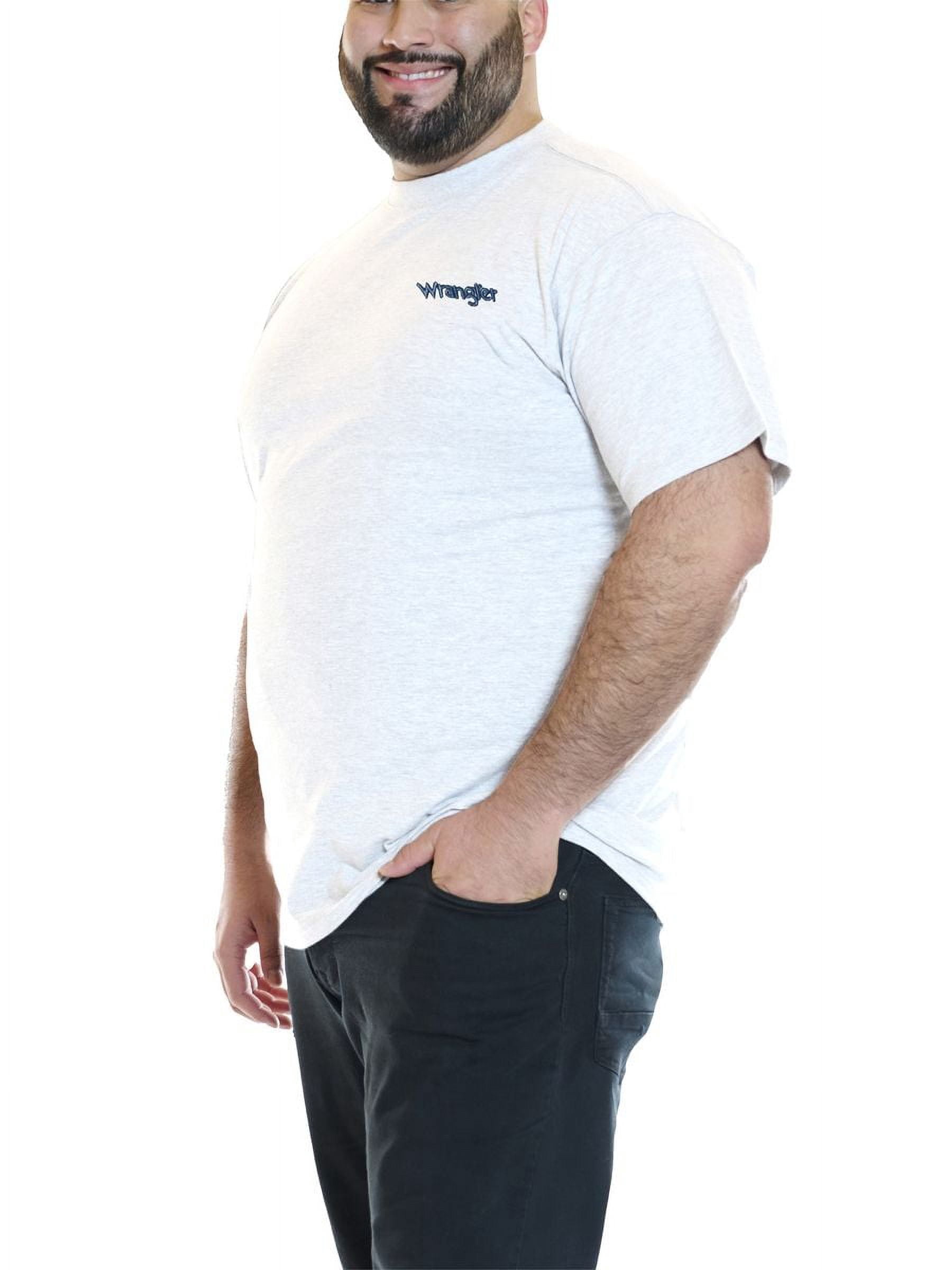 Wrangler Men’s Big and Tall Logo T-Shirt, Sizes 1XL-6XL
