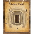 thumbnail image 5 of Heinz Field Football Seating Chart Art Print - 11x14 Unframed Art Print - Great Sports Bar Decor and Gift for Football Fans, 5 of 9