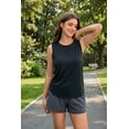thumbnail image 6 of Pinspark Women's Sleeveless Workout Tank Top UPF 50+ Quick Dry Lightweight Athletic Running Yoga Shirt for Fitness Gym Training, 6 of 6