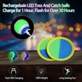 thumbnail image 2 of Set para lanzar y atrapar pelotas Raditoss LED con luz recargable, 2 of 6
