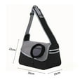 thumbnail image 2 of Laklulu Perro Gato Un Hombro Bandolera Bolsa para Mascotas Malla Transpirable Viaje Bolsa Portátil para Gatos, 2 of 5