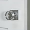 thumbnail image 6 of Viaggio Qadmlnclc_Sd Motivo Solid Brass Non-Turning One-Sided Dummy Door Knob - Nickel, 6 of 7