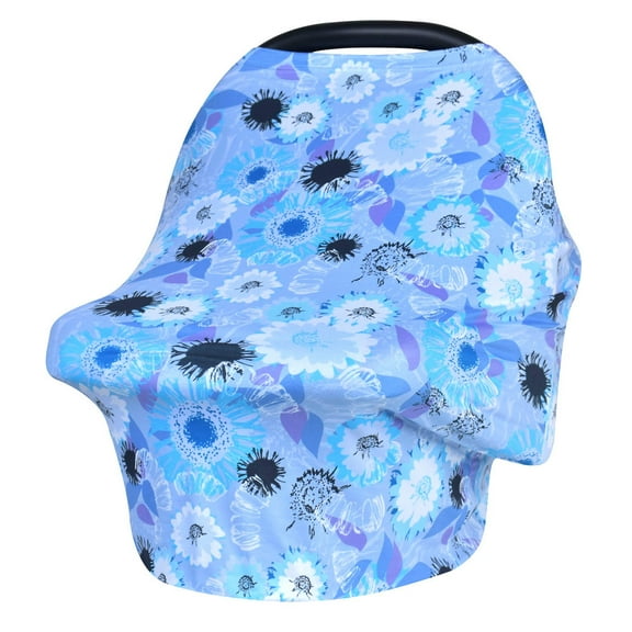 Carseat Cover Boy and Girls - Multi-use Nursing Car Seat Canopy Cover for Breastfeeding, Infant Stroller Cover, High Chair Cover