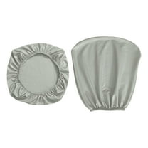 Office Chair Cover Stretchable Washable Waterproof Removable Computer Desk Chair Gray Seat Backrest