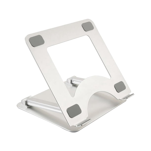 Soporte para Computadora Portátil Sunnimix Aluminio Ajustable Plegable Color Plateado Soporte para Laptop