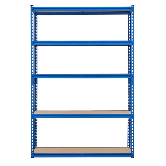 Storage Shelves 5 Tier Heavy Duty 2500 lbs Capacity Adjustable Metal Shelving Rack 48x24x72 Inch for Garage Kitchen Pantry Basement Laundry Room