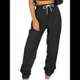 thumbnail image 1 of Pantalones Deportivos Holgados para Mujer, de Otoño, para Entrenamiento, de Cintura Alta, Cómodos y Deportivos. Negro S, 1 of 7