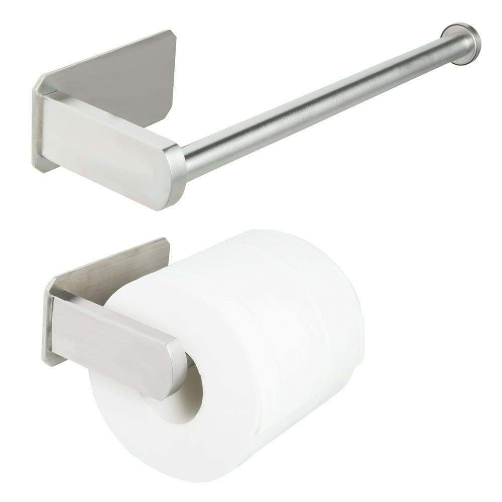 NK HOME 2PCS Adhesive Toilet Paper Holder, Self Adhesive Toilet Roll