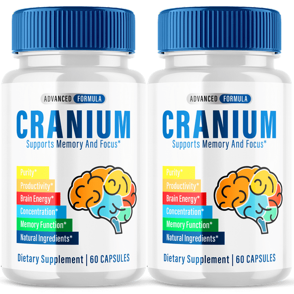 Cranium Nootropic Pills Natural Formula Brain Supplement 120 Capsules