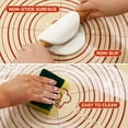 thumbnail image 4 of Luniquz 26x16 Inch Extra Thick Silicone Baking Mat with Measurements, Non-slip and Reusable - For Cookies, Bread, Pastry, 4 of 6