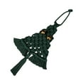 thumbnail image 2 of WEGFTDUOP Handmade Woven Tapestry Christmas Tree Hanging Ornament With Bells Snowflake Wall Decor Holiday Decoration For Home And Office, 2 of 6