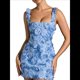 thumbnail image 2 of Vestido Floral 3D de Verano para Mujer, Sin Mangas, Estilo Cóctel, para Fiesta, Corto, 2025 Azul XL, 2 of 7