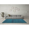 thumbnail image 3 of Ahgly Company Indoor Rectangle Abstract Light Blue Modern Area Rugs, 5' x 8', 3 of 4